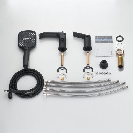 Смеситель для ванны Shevanik S4TA11NK2HYE, Черный