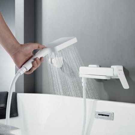 Смеситель для ванны Shevanik S9SC95QY2CTA, Белый