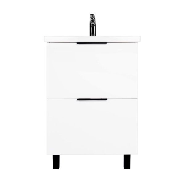 Тумба VIANT "Берлин" MODUO 60 2 ящика белая 444х570х820 (VBER60MDBEL-T2Y)