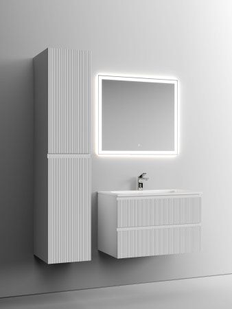 Тумба подвесная SANCOS Snob T 790х445х500, c двумя ящиками оснащенными доводчиками, Bianco, SNT80W