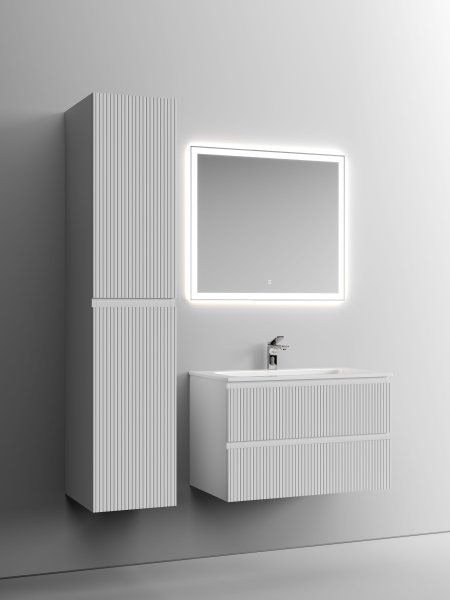 Тумба подвесная SANCOS Snob T 790х445х500, c двумя ящиками оснащенными доводчиками, Bianco, SNT80W