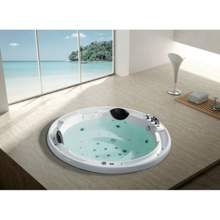 Акриловая ванна Gemy G9263 K с гидромассажем