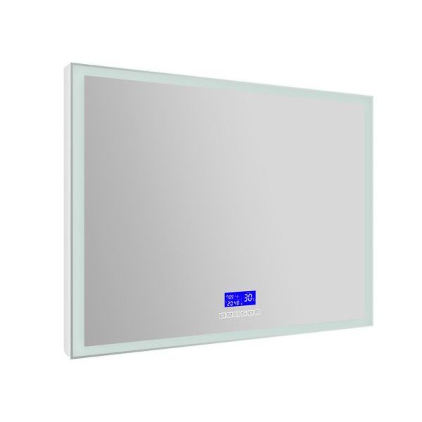 Зеркало BelBagno SPC-GRT-900-800-LED-TCH-RAD с подсветкой, блютуз, цифровым термометром, радио