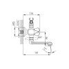Смеситель IDDIS Praktic Plus PRPSB02i02 для ванны с душем, хром