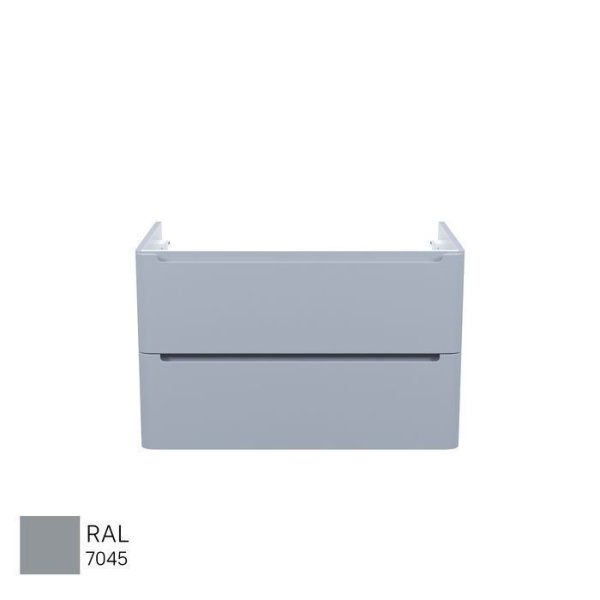 Тумба подвесная, 80 см, светло-серый, Edifice, IDDIS, EDJBI8UU0LGQ0iHX95RR подходит умыв. 0108000i28