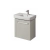 Раковина Geberit Renova Compact 226265000  65  с полочкой слева белая