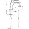 Cмеситель Paini Nove 09CR205LMKM для раковины, хром