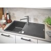 Мойка кухонная Grohe K500 31644AT0 86x50 серый гранит