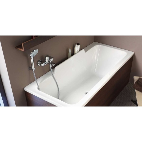 Акриловая ванна Duravit DuraStyle 700298000000000 180х80 см с ножками, с двумя наклонами для спины