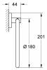 Полотенцедержатель Grohe Essentials 40365001 кольцо, хром