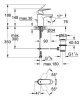 Смеситель Grohe Eurosmart Cosmopolitan 32825000 для раковины