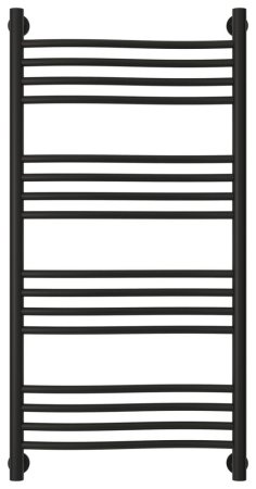 Полотенцесушитель водяной Сунержа Флюид+  31-0222-1050 1000x500 черный матовый
