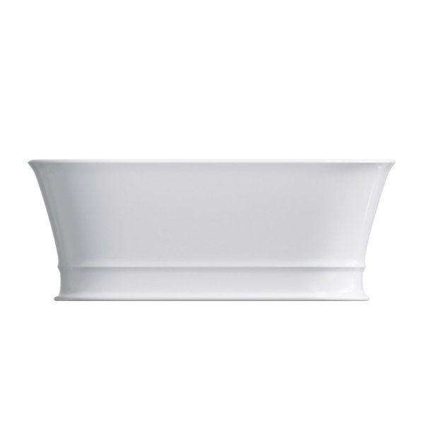 Ванна из искусственного камня Omnires Classica M+ CLASSICAWWBP 160x75 белый глянец