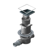 Душевой трап Pestan Confluo Standart Dry 2 Black Glass 13000102 полированная сталь