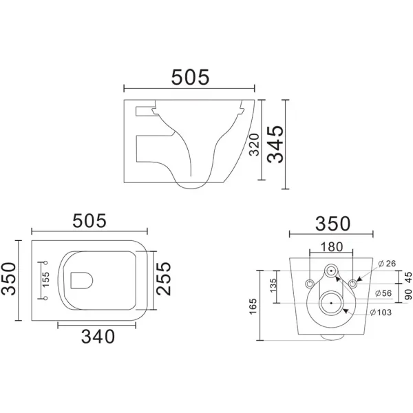 Унитаз подвесной Veconi Pulo VPU-51TGR безободковый, торнадо, с сиденьем микролифт, серый матовый