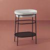 Консоль под раковину ArtCeram Fuori Scala ACA055 17 35х58 matt black