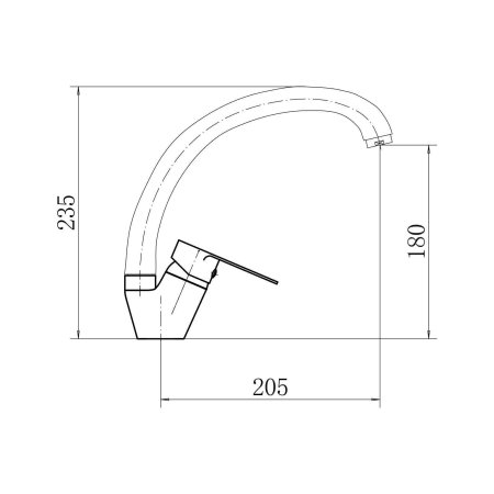 Смеситель для кухни FASHUN (A54113)