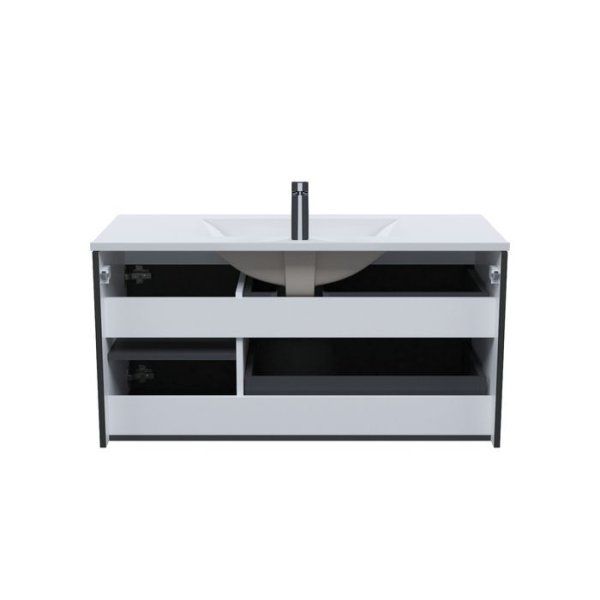 Тумба с умывальником, подвесная, 100 см, темно-серый, Bild, IDDIS, BIEYL1MY0GKB0iXU95SPK