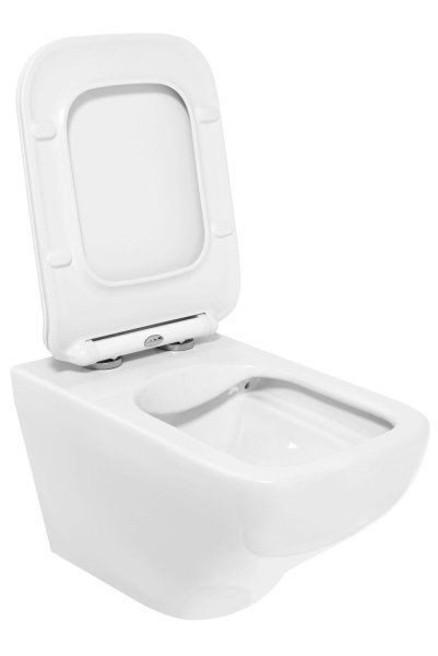 Подвесной унитаз REA IVO RIMLESS белый REA-C9201