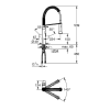 Смеситель Grohe K7 31379A00 графит темный