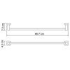 Полотенцедержатель WasserKRAFT Dill K-3930 хром