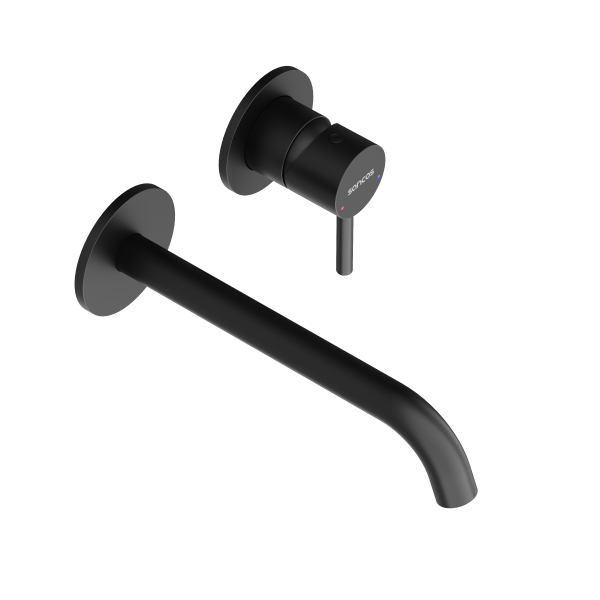 Смеситель для раковины SANCOS Etna с внутренней частью, черный матовый,  SC9004MB