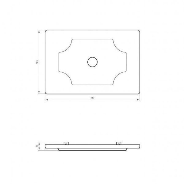 Декоративная панель Migliore Ottone Classic 20463 бронза