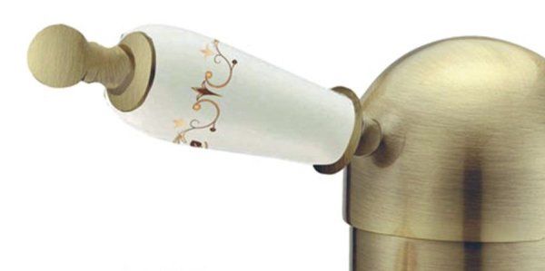 Смеситель Boheme Vogue 203-MR-B для ванны, бронза, ручка керамика Provance