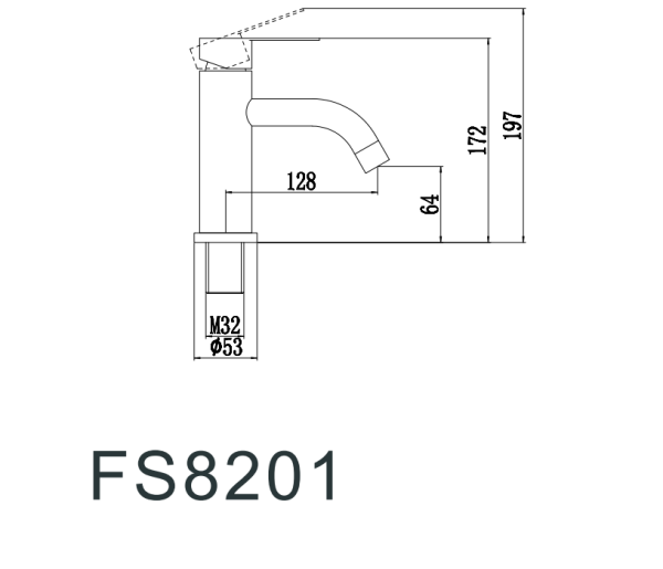 Смеситель Fmark для раковины (FS8201)