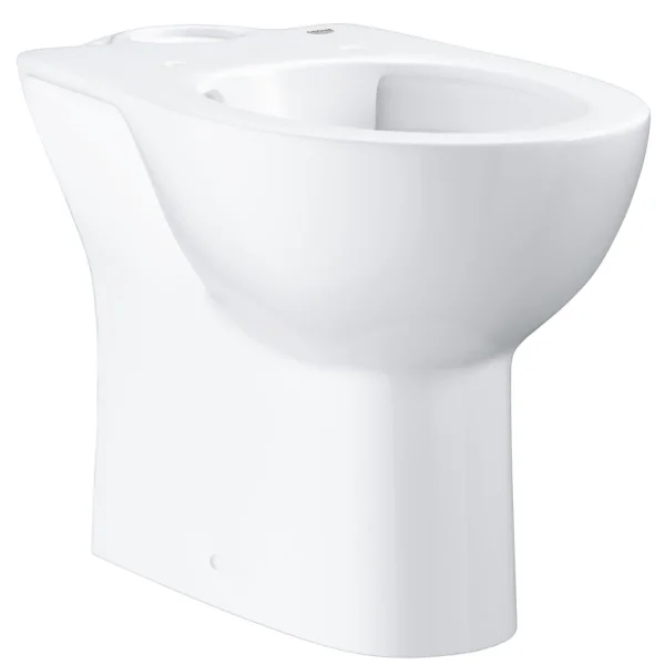 Унитаз-компакт Grohe Bau Ceramic 39349000 + 39436000 + 39493000 безободковый, с сиденьем микролифт, альпийский белый