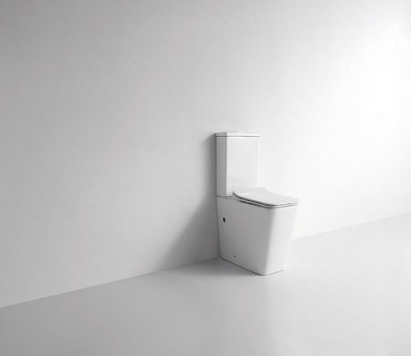 Унитаз напольный CeramaLux 2170, Бело-Глянцевый