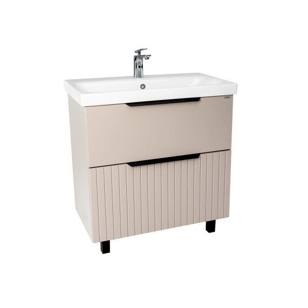 Тумба VIANT "Сицилия" MODUO 80 2 ящика капучино 425x764x820 (VSIC80MDCAP-T2Y)