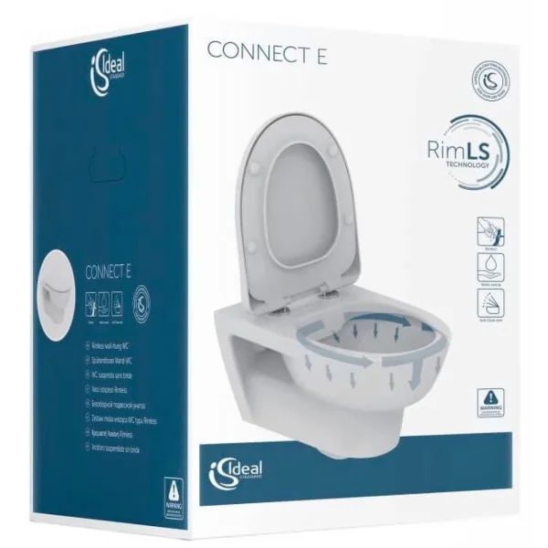 Унитаз подвесной Ideal Standard Esedra T365701 безободковый, с сиденьем микролифт, белый