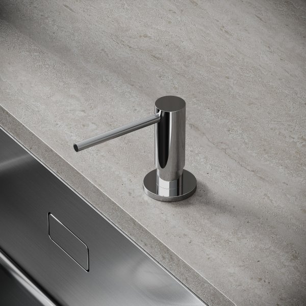 Дозатор для кухонной мойки Sancos, объем 500 мл, цвет хром,  SC40100CH