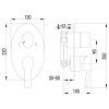 Смеситель для ванны с душем Lemark Atlantiss (LM3227C)