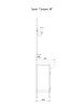 Тумба ASB-Woodline Салерно 80 под умывальник Классик 80 (9696)