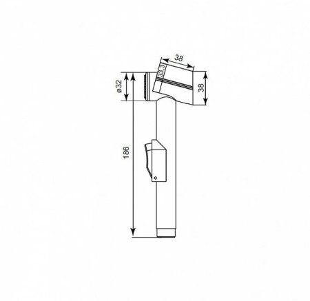 Душевой комплект гигиенический IDDIS 010 (0101F15I20)