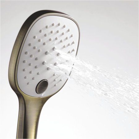 Душевая лейка WasserKRAFT Exter 1600 A050 3-функциональная, светлая бронза