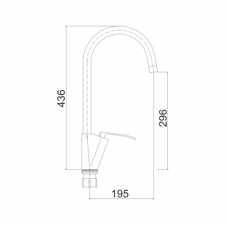 Смеситель для кухни FASHUN (A4161)