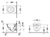 Унитаз подвесной Duravit Starck 3 22270900001-WG WonderGliss