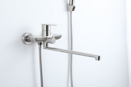 Смеситель для ванны Frap F22806, однорычажный, сатин