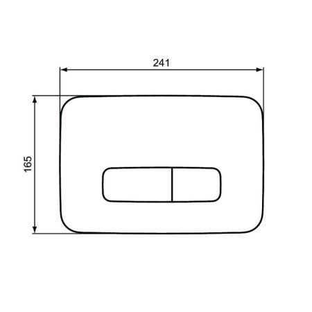 Кнопка смыва Ideal Standard Prosys Oleas R0124AC белый