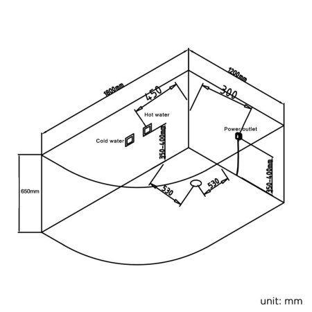 Акриловая ванна Grossman GR-18012R 180х120