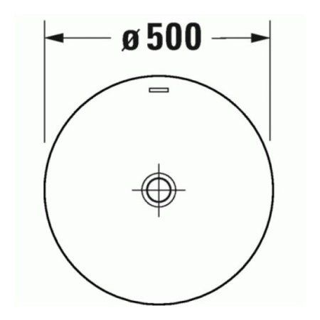 Раковина отдельностоящая Duravit White Tulip 2703500070 50 белый