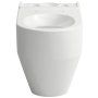 Унитаз напольный, комбинированный (чаша) Laufen PRO RIMLESS, белый (8.2595.2.000.231.1)