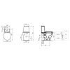 Унитаз-компакт Ideal Standard Connect Space E119501 скандинавский