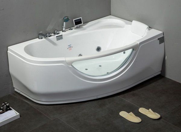 Акриловая ванна Gemy G9046 K R с гидромассажем
