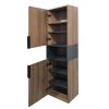 Шкаф-колонна COMFORTY  "Штутгарт-40" дуб тёмно-коричневый