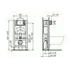 Система инсталляции Ideal Standard ProSys150 R009167 для унитаза