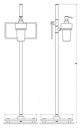 Стойка FBS Universal UNI 308